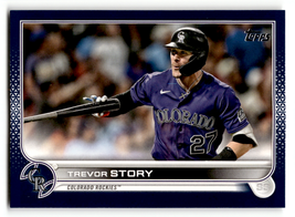 2022 Topps Royal Blue #260 Trevor Story NM-MT Rockies ID:47304 - $1.80