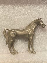 3" X 3.5" Pewter Small Horse Figurine *Pre-Owned/No Box* c2 - $21.99