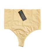 Hey Girl Shapewear Thong Tummy Control High Waisted Briefs Size M Beige NWT - $16.39 CAD
