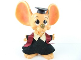 Vintage Roy Des Of FLA 1970 Graduate Mouse Savings Bank - $16.82