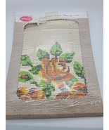 Wonderart Vtg Rose Trio Needlecraft 14” Pillow Quickpoint New Open Box N... - $27.34 CAD