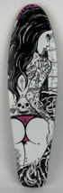 Penny Style Wood Cruiser Skateboard Deck w Griptape Grind Tattoo Girl 23... - $29.69