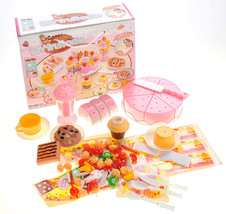 Birthday Cake 75pcs Pretend Play Food Toy Set (Pink) - £29.60 GBP