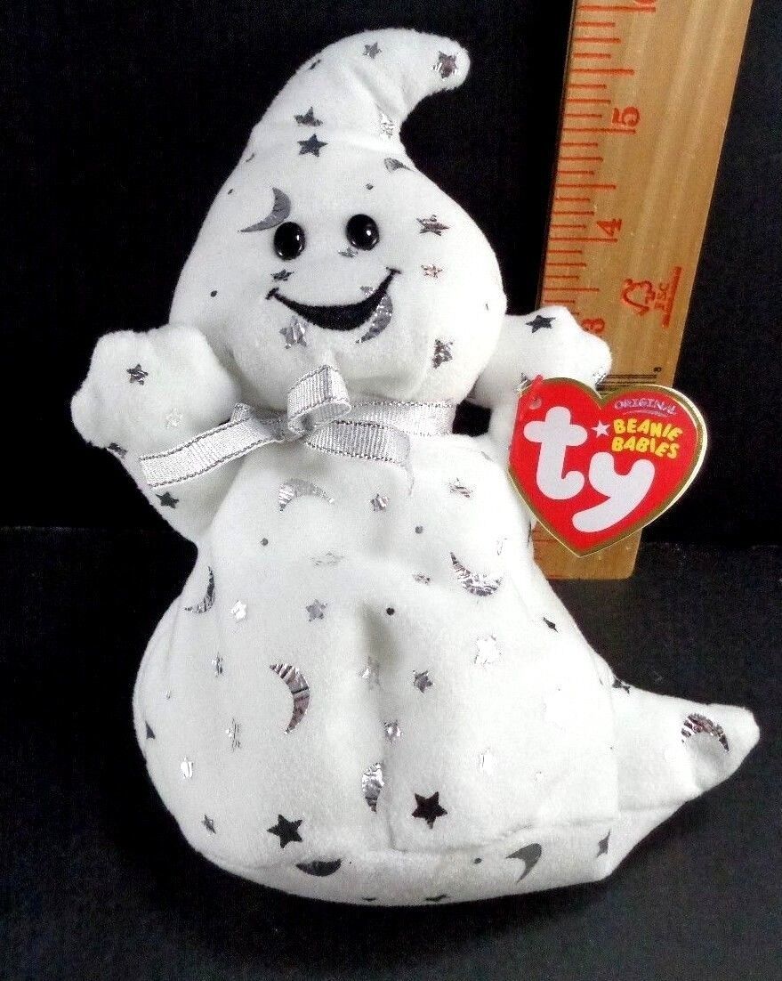 Halloween Ty Ghost Stars And Moon Vanish Plush Stuffed Animal Toy Doll