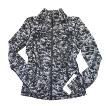 NWT Lululemon Define Jacket Luxtreme in Black White Misted Jacquard Full Zip 8 - £93.48 GBP