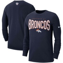 Denver Broncos Mens Nike Property of Dri-Fit Cotton T-Shirt - XXL &amp; XL - NWT - £22.37 GBP