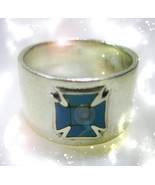 HAUNTED ANTIQUE RING CROSS OF THE SACRED SEAL HIGHEST LIGHT COLLECTION M... - $557.77