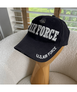 US Air Force Adjustable Ball Cap Baseball Hat Enamel Pin - $24.48