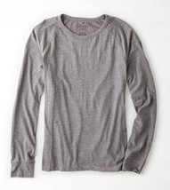 NEW Men&#39;s AE Classic Fit Legend Long Sleeve T-shirt Grey American Eagle ... - $10.88