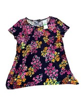 New W/ Tag Cable &amp; Gauge New Floral Print Women’s Top Size Large - £15.03 GBP