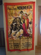  Plaza De Toros Poster Extraodinarias Corridas De Ferias New Vntg 1960&#39;S Poster - £135.92 GBP