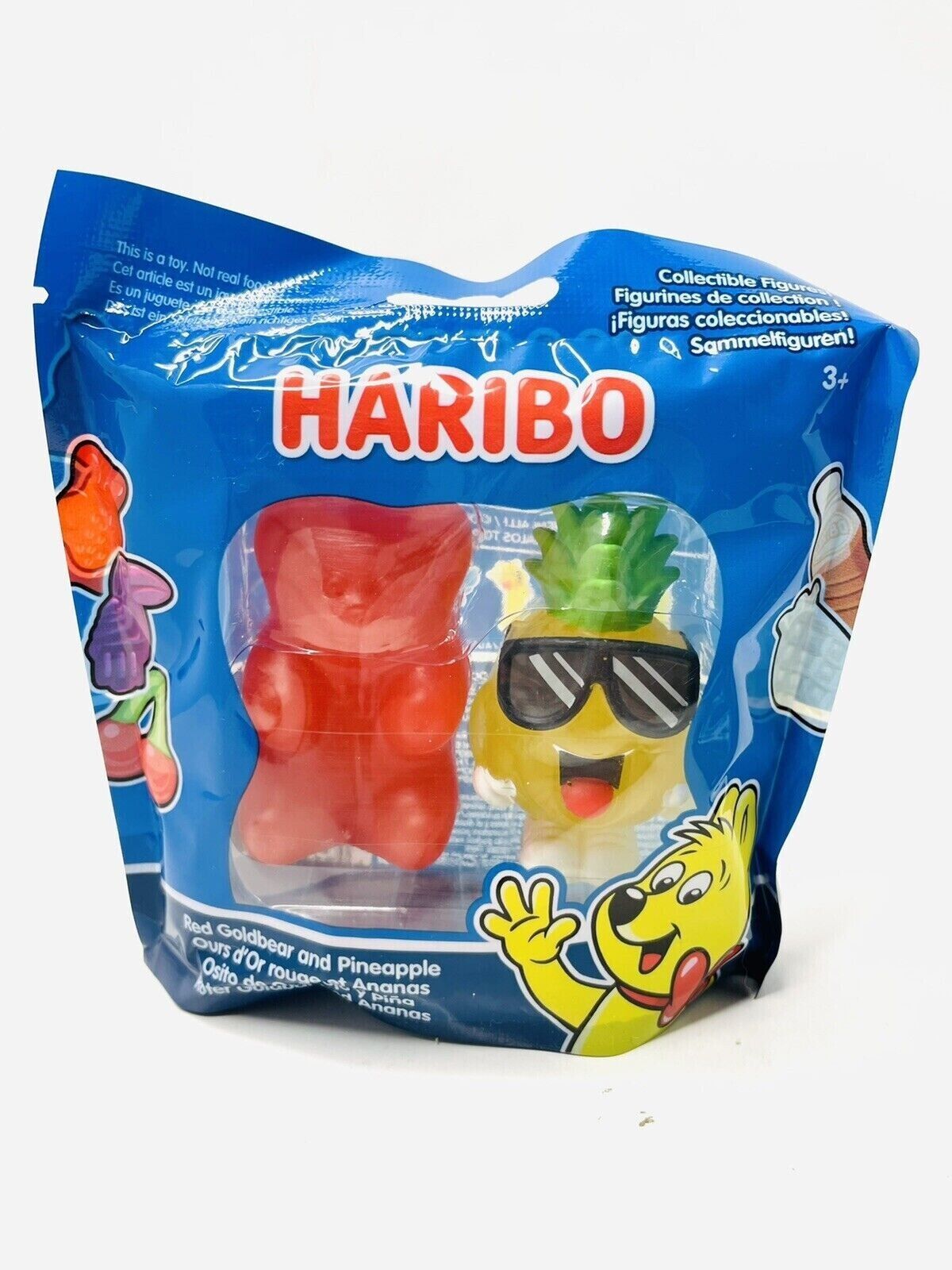 Primary image for NEW, Haribo Collectible Mini Figures RED GOLDBEAR & PINEAPPLE Sealed Package Toy