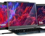 Upgraded Triple-Screen Laptop Monitors 13.3&quot; Two Built-In Sliding 1080P ... - $648.99