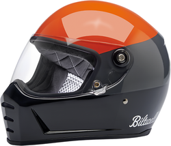 BILTWELL Lane Splitter Motorcycle Helmet - Gloss Podium Orange/Gray/Blac... - £225.65 GBP