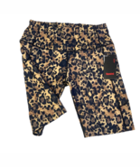 Animal Leopard Print Form Fitting Shorts Sz L Brown Black Casual Comfort... - $24.53 CAD
