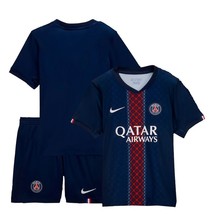 Psg paris st germain home navy blue youth kids jersey top shorts kit 5 thumb200