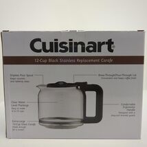 Cuisinart DCC-1220BKSRC 12-Cup Black Stainless Glass Carafe OEM Replacement - $42.07 CAD