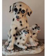 DALMATIAN DOG STATUE POLY RESIN 4&quot; TALL PUPPY DETAILED, WHIMSICAL SCULPTURE - $284.34 MXN