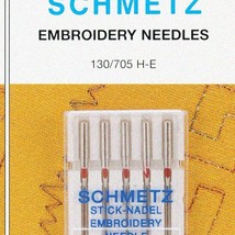 StitchMaster Needles, Size 14/90, Pack of 5 - Perfect for Embroidery! - £26.70 GBP