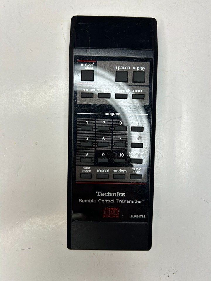 Technics EUR64786 Remote Control, OEM for SLP230 SLP230KM SLP230SM SLP250  			