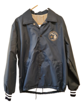 Vintage Camporee: Michigan Fire Chiefs Association Jacket Blue Sz XL Detroit, MI - £23.42 GBP