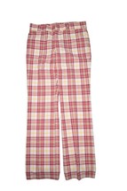 Vintage Asher Pants Mens 38 Tartan Plaid Trousers Picnic Table Straight ... - £37.85 GBP