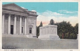 Arlington Virginia VA Tomb of Unknown Soldier 1937 Postcard C07 - £2.39 GBP