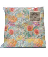 Vintage Hallmark Flower Floral Gift Wrap Wrapping Paper 8 1/3 sq ft 2 sh... - £8.46 GBP