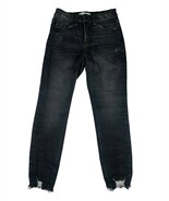 KanCan Jeans 7/27 Skinny Ankle Raw Deconstructed Distressed Hem High Ris... - $547.14 MXN