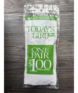 Vintage L&#39;eggs Today&#39;s Girl Pantyhose Suntan Color Size Q 992 Sheer Toe ... - $436.96 MXN