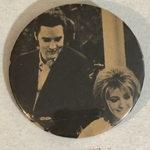 Elvis Presley With Co-Star Vintage Pinback Button J4 - £7.78 GBP