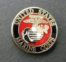 US MARINE CORPS MARINES SMALL LAPEL PIN BADGE 3/4 INCH USMC  - $5.74