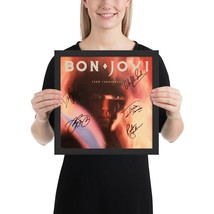 Bon Jovi FRAMED reprint signed 7800 Fahrenheit album Framed Reprint - £61.76 GBP