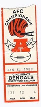 1988 AFC Championship Ticket Stub Buffalo Bills @ Cincinnati Bengals RARE VHTF - £373.29 GBP