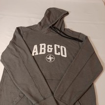 New Era AB&CO Men's Gray Cotton Blend Drawstring Pullover Hoodie Sweatshirt Sz L image 11