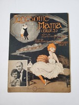 1922 Lonesome Mama (Blues) Sheet Music Brown And Nickel Train Artwork Cover - £7.95 GBP
