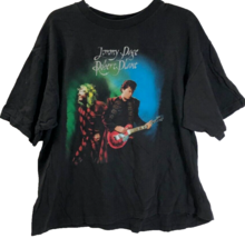 Robert Plant Jimmy Page Vintage &#39;98 Clarksdale Black 2-Sided Concert T-S... - $101.16