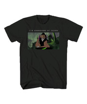 Lion King Scar I&#39;m Surrounded By Idiots Black Graphic T-Shirt - $31.99