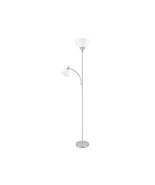 71.5&quot; Traditional 2 Light Mother Daughter Metal Floor Lamp with Torchier... - £11.69 GBP