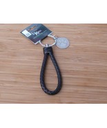 Clemson Black Leather Toss with Key Tag - Great Looking - Free Engraving - $12.16