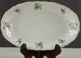 Vintage CZECH EPIAG China Porcelain Oval Relish Dish Floral Flower Design - £11.28 GBP