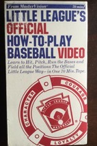 LITTLE LEAGUES OFFICIAL HOW TO PLAY BASEBALL VIDEO VHS - New &amp; Sealed - ... - £5.20 GBP