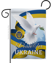 Peace For Ukraine Garden Flag Cause 13 X18.5 Double-Sided House Banner - £15.94 GBP