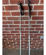 Fisher 2 Composit Fiber Ski Poles  140 cm 55" Black/White - $23.76