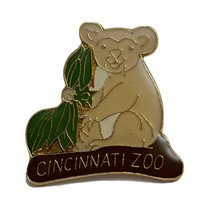 Cincinnati Zoo Koala Bear Ohio Zoology Souvenir Lapel Hat Pin Pinback - £7.80 GBP