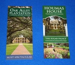 New Oak Alley National Historic Landmark Brochure + Bonus Houma House Plantation - £3.13 GBP