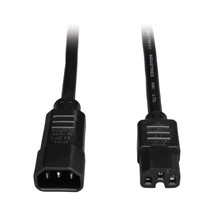 Tripp Lite P018-006 6FT Computer Power Cord Cable C14 To C15 Heavy Duty 16A 14AW - £40.42 GBP