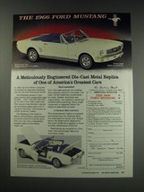 1991 The Danbury Mint Ad - Die-Cast Replica 1966 Ford Mustang - £14.77 GBP