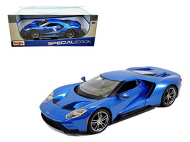 2017 Ford GT Blue Metallic 1/18 Diecast Car Maisto - £45.84 GBP