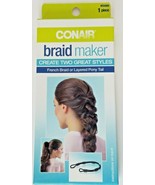 Conair Braid Maker Kit #55889 French Braid or Layered Pony Tail with Ins... - £6.28 GBP